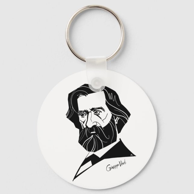 Giuseppe Verdi Key Ring (Front)