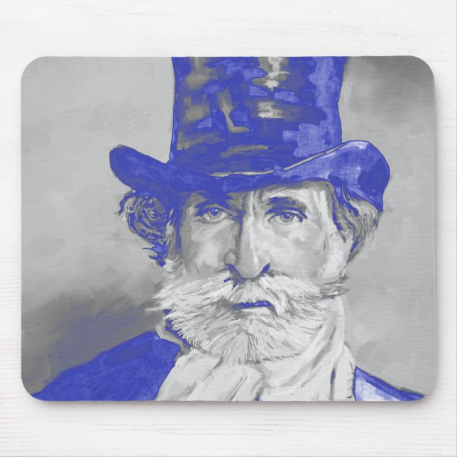 Giuseppe Verdi Mouse Mat (Front)