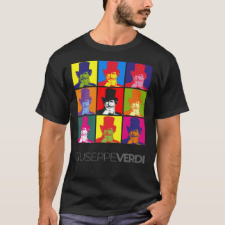 Giuseppe Verdi pop-art portrait poster T-Shirt