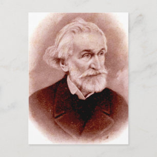 GIUSEPPE VERDI (portrait from early 1900s postcard