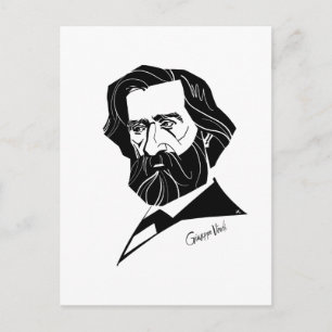 Giuseppe Verdi Postcard