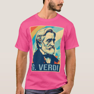 Giuseppe Verdi Poster Italian Opera T-Shirt