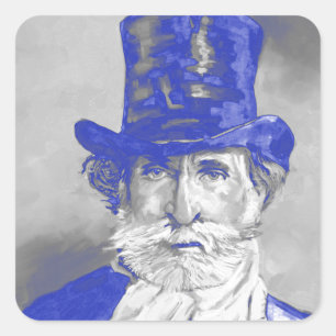 Giuseppe Verdi Square Sticker