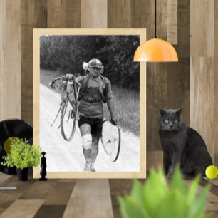Giusto Cerutti Tour de France 1928 After The Wreck Poster