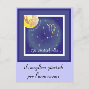 Giuvintschella 23 avust fin 23 settember Postkarte Postcard