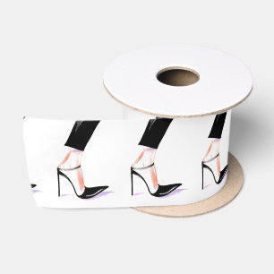Give a girl the right shoes... satin ribbon