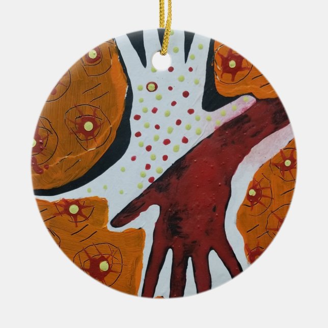 Give a Hand Ornament (Front)