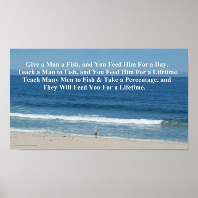 Give a Man a Fish Poster (Front)
