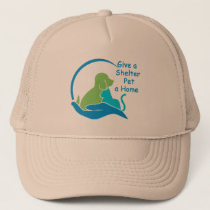 give a shelter pet a home trucker hat