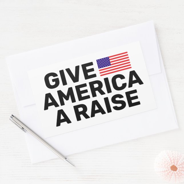 Give America A Raise™ Stickers (Envelope)