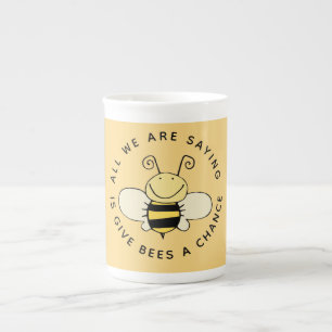 Give Bees a Chance Cutie Bee Bone China Mug