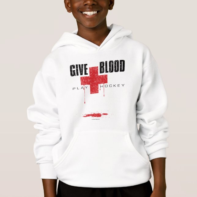Give Blood Play Hockey (Front)