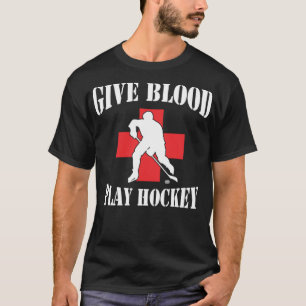 Give Blood Play Hockey Essential T-Shirt