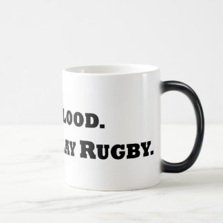 Give Blood. Play Rugby. Magic Mug