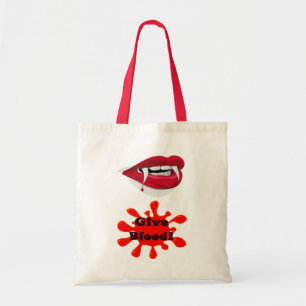 Give Blood - To A Vampire Tote Bag