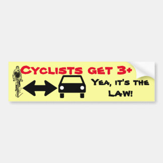 Give Cyclists Space-Share The Road Bumper Sticker