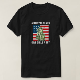 Give Girls A Try Kamala Harris 2024 T-Shirt