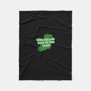 Give Ireland Ck To The Irish Republican Fleece Blanket