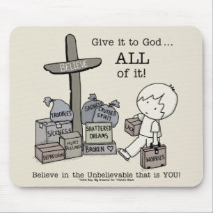 Give it ALL to God Mouse Mat
