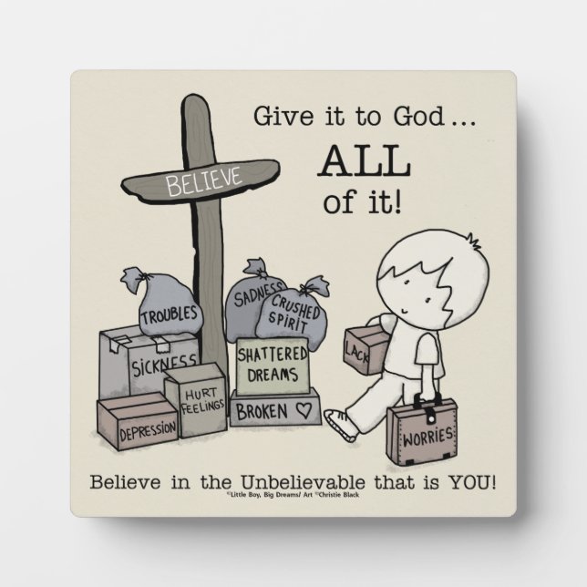 Give it ALL to God Plaque (Front)
