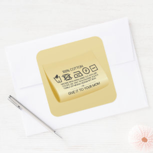 Give it to your mum 1 square sticker