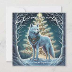 Give Love and Peace a Chance. Global Harmony:  Card