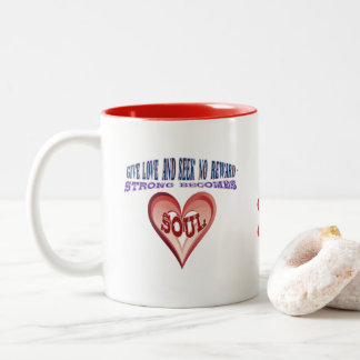 Give Love Two-Tone Coffee Mug
