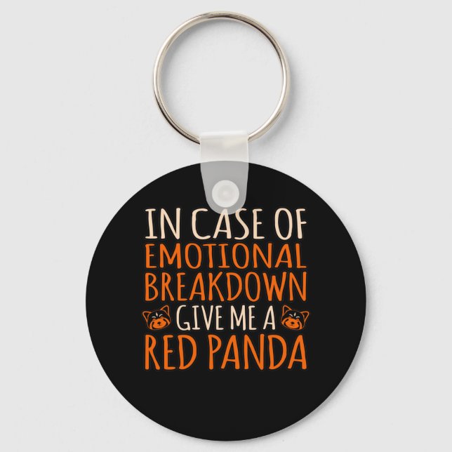 Give Me A Red Panda Cute Pet Animal Pandas Lover G Key Ring (Front)