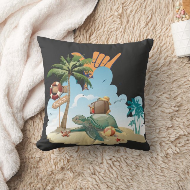 Give Me A Shaka Beach  Cushion (Blanket)