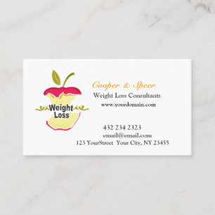 Give Me an Apple Unique Dietician Nutritionist Business Card