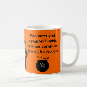 Give me Candy! Cheeky Witch's Mug