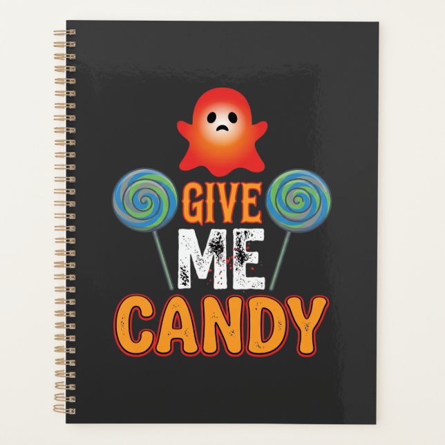 Give Me Candy Halloween Ghost_1 Planner (Front)