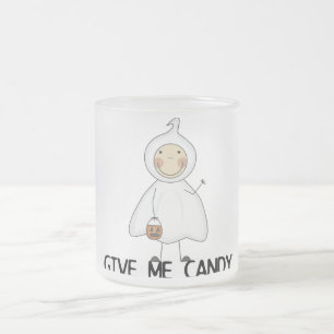 Give Me Candy Tshirts and Gifts Frosted Glass Coffee Mug