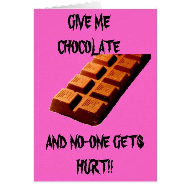 GIVE ME CHOCOLATE  !! (Front)