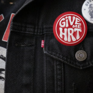 Give Me HRT Retro Protest 6 Cm Round Badge