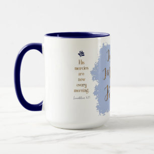 "Give Me Jesus" 15 oz Combo Mug (Navy/Blue)