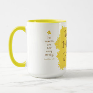 "Give Me Jesus" 15 oz Combo Mug (Yellow)