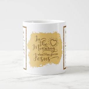"Give Me Jesus" Jumbo Mug (Gold)