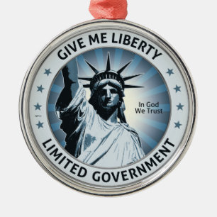 Give Me Liberty Metal Tree Decoration