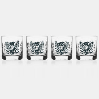 Give me liberty or give me death Drinkware Set Whiskey Glass