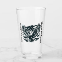 Give me liberty or give me death Glass Cup
