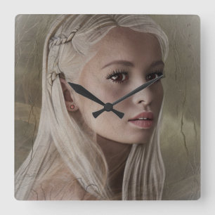 Give Me Love Square Wall Clock