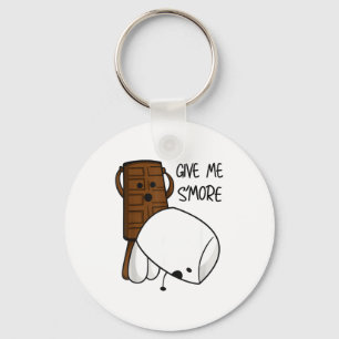 Give Me S’more Chocolate Adult Joke Funny Quote Key Ring