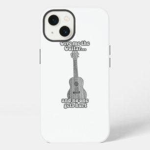 Give me the guitar and no one gets hurt. B & W iPhone 13 Case