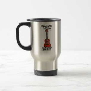 Give me the guitar and no one gets hurt. colorful travel mug