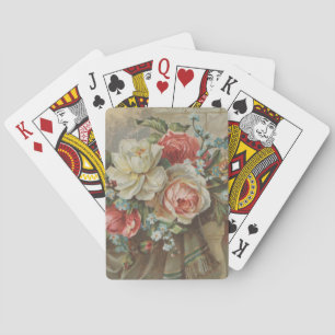 Give me thine heart Antique Cottagecore Valentine Playing Cards