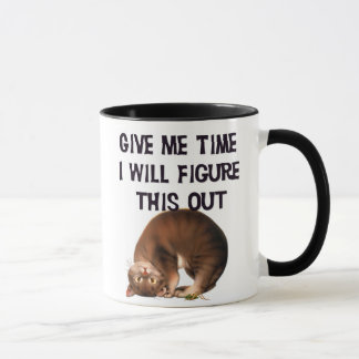 Give Me Time - Upside Down Kitty Mug