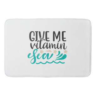Give Me Vitamin Sea Bath Mat