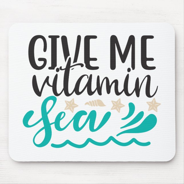 Give Me Vitamin Sea Mouse Mat (Front)