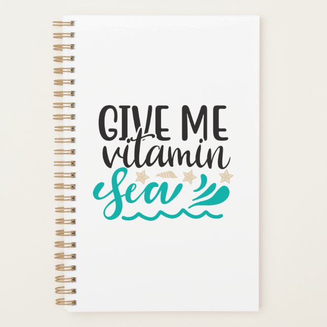 Give Me Vitamin Sea Planner (Front)